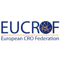 Découvrez le logo d'EUCROF, l'Organisation Européenne des CROs, représentant l'excellence et l'engagement dans la recherche clinique.
