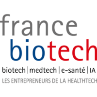 Logo officiel de France Biotech, l'association représentant l'innovation et les biotechnologies en France.