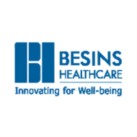 Découvrez le logo de Besins Healthcare, une entreprise leader dans le domaine de la santé et du bien-être, spécialisée dans la recherche et le développement de solutions innovantes.